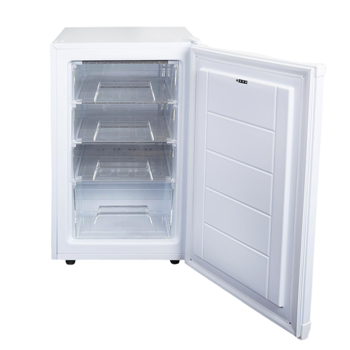 SIA 50cm White Freestanding Under Counter Freezer With Drawers 77L - UCF50WH/E