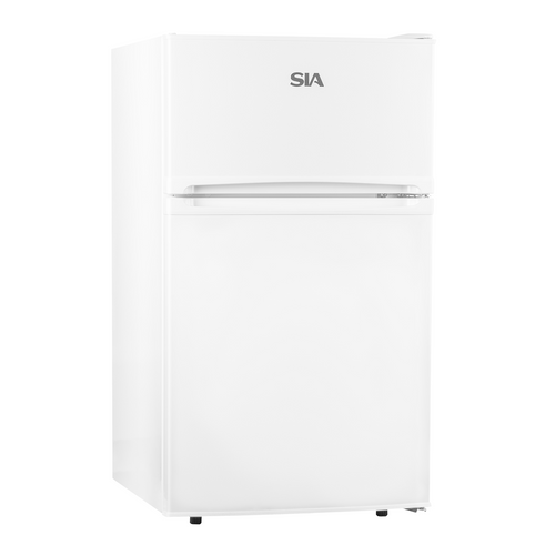 SIA UFF01WH/E 88L White Freestanding Under Counter 2 Door Fridge Freezer