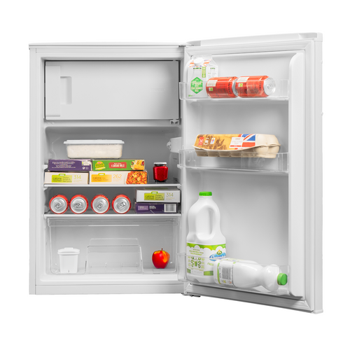SIA Undercounter Freestanding Fridge with Ice Box in White - SFR55WH/E