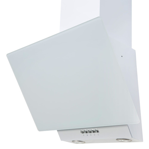 SIA EAG61WH 60cm White Angled Chimney Cooker Hood Kitchen Extractor Fan