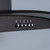 SIA 60cm Black Touch Control Single Oven, 4 Zone Induction Hob & Curved Hood Fan