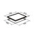 SIA CERH75BL 75cm Black 5 Zone Frameless Touch Control Electric Ceramic Hob