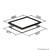 SIA Built Under Double Electric Fan Oven & 70cm 5 Burner Stainless Steel Gas Hob