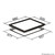 SIA 60cm Black Built Under Double Oven And 70cm 5 Burner Stainless Steel Gas Hob