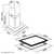 SIA 60cm Black Touch Control Single Oven, 4 Zone ECO Induction Hob & Curved Hood