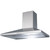 SIA Black 60cm Touch Control Oven, Induction Hob And Stainless Steel Extractor