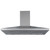 SIA CHL90SS 90cm Stainless Steel Chimney Hood Fan And Toughened Glass Splashback