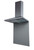 SIA SP60GY 60cm x 75cm Grey Toughened Kitchen Glass Splashback