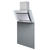 SIA SP60GY 60cm x 75cm Grey Toughened Kitchen Glass Splashback