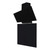 SIA SP90BL 90cm x 75cm Black Toughened Kitchen Glass Splashback