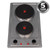 SIA PHP301SS 30cm Stainless Steel Compact 2 Zone Electric Solid Plate Domino Hob