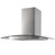 SIA CGH60SS 60cm Stainless Steel Curved Glass Chimney Cooker Hood Extractor Fan