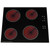 SIA 60cm Single True Fan Touch Control Oven, 4 Zone Ceramic Hob And Chimney Hood