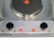 SIA 30cm Stainless Steel Electric 2 Zone Plate Hob & 60cm Visor Cooker Hood Fan