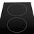SIA 30cm Black Domino 2 Zone Electric Ceramic Hob And 60cm Integrated Extractor