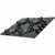 SIA 60cm 4 Burner Black Gas On Glass Hob And Slimline Visor Cooker Hood Fan