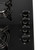 SIA 60cm Black 4 Burner Gas On Glass Hob & Curved Glass Cooker Hood Extractor
