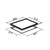 SIA BGH90BL 90cm Black 5 Burner Gas On Glass Hob | Cast Iron Supports | LPG Kit