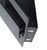 60cm Black Cooker Hood - Angled Extractor Fan with 3 Colour Edge Lit - SIA AGE61BL