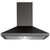 SIA CHL60BL 60cm Chimney Cooker Hood Extractor Fan In Black And Carbon Filter