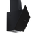SIA 60cm Black Angled Touch Control Cooker Hood & Toughened Glass Splashback