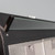 SIA VSR60BL 60cm Black Slim Visor Cooker Hood & Toughened Glass Splashback