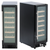 SIA WC30BL 300mm / 30cm Black Under Counter LED 19 Bottle Wine Cooler Chiller