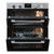 SIA 60cm Stainless Steel Double Built Under Fan Oven & 70cm 5 Burner Gas Hob