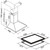 SIA 70cm 5 Burner Gas On Glass Hob With Cast Iron Supports & Chimney Cooker Hood