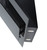 SIA 60cm Black Angled 3 Colour LED Edge Lit Cooker Hood Extractor Fan And Filter