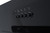SIA 60cm Black Angled 3 Colour Edge Lit Cooker Hood Extractor Fan And 3m Ducting