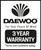 Daewoo Digital Air Fryer 5.5 Litre Capacity SDA1804GE – Black