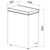 36cm Black Chest Freezer, Freestanding Slimline Compact - SIA CHF60B/E