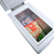 36cm White Chest Freezer, Freestanding Slimline Compact - SIA CHF60W/E