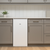 SIA 83L White Freestanding Under Counter Fridge With Chiller SFR44WE