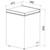 48cm Freestanding Slimline Compact White Chest Freezer - SIA CHF100W/E