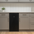 SIA 83L Black Freestanding Under Counter Fridge With Chiller SFR44BL