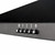 SIA CHL100BL 100cm Pyramid Chimney Cooker Hood Kitchen Extractor Fan In Black