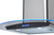 SIA 60cm Stainless Steel Touch Control LED Curved Glass Cooker Hood + 3m Ducting