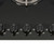 SIA 70cm Black 5 Burner Gas On Glass Hob &Chimney Kitchen Extractor Cooker Hood