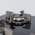 SIA GHG602BL 60cm 4 Burner Gas On Glass Hob In Black With Cast Iron Pan Stands