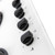 SIA GHG602WH 60cm White 4 Burner Gas On Glass Hob With Cast Iron Pan Stands