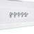SIA VSR60WH 60cm White Visor Cooker Hood Kitchen Extractor Fan And Carbon Filter