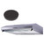 SIA VSR60SS 60cm Stainless Steel Visor Cooker Hood Extractor Fan &Carbon Filter