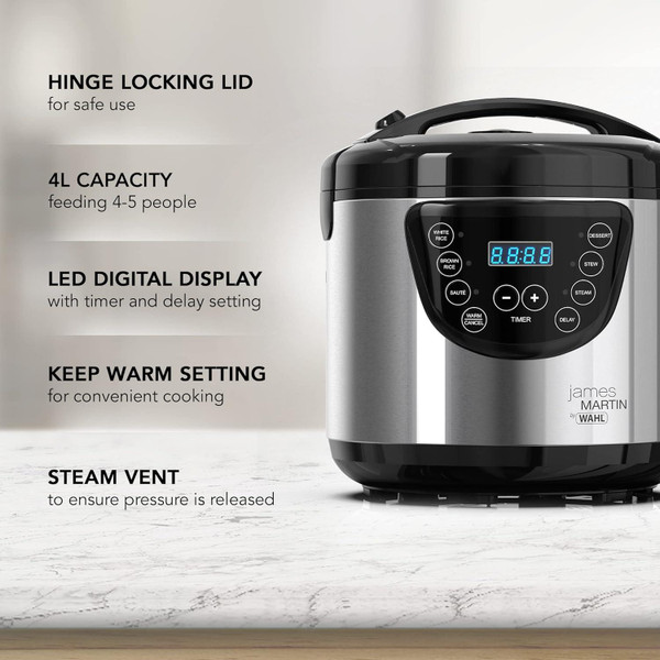 Wahl James Martin Multi Cooker 6-in-1 Functions 4L Pot | Ship It