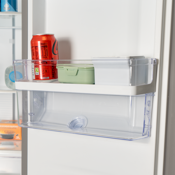 SIA SXD505IXE 4 Door American Style Fridge Freezer In Silver, 490L