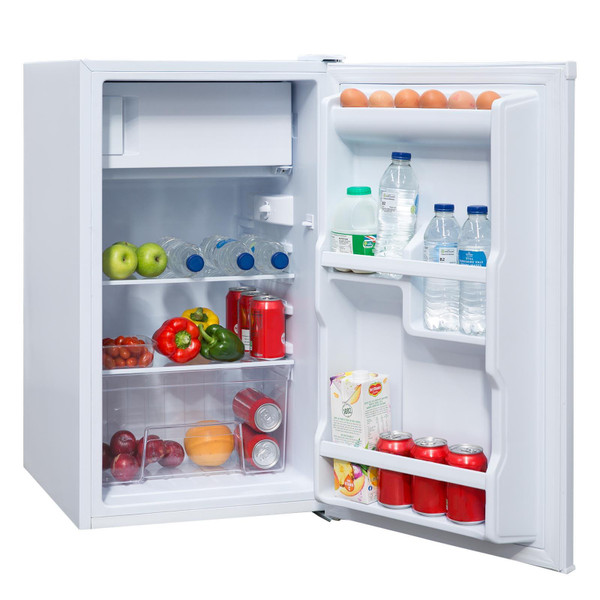 SIA LFIWH 48cm White Free Standing Under Counter Fridge With
