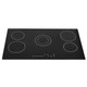 SIA CERH90BL 90cm Black 5 Zone Frameless Touch Control Electric Ceramic Hob