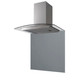 SIA CGH60SS 60cm Stainless Steel Curved Glass Cooker Hood And Glass Splashback