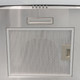 SIA CGH60SS 60cm Stainless Steel Curved Glass Cooker Hood And Glass Splashback